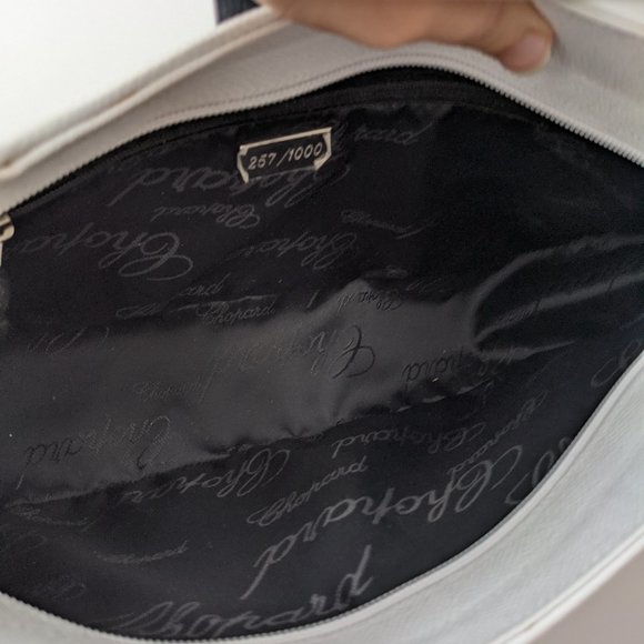 Chopard Happy Fish Handbag Purse Navy Blue White - Picture 3 of 7